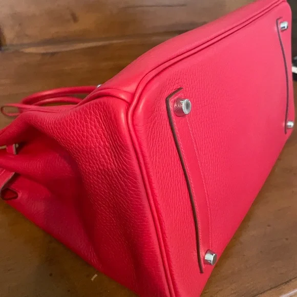 SOLD Birkin 35 Rouge Casaque - Picture 11 of 15